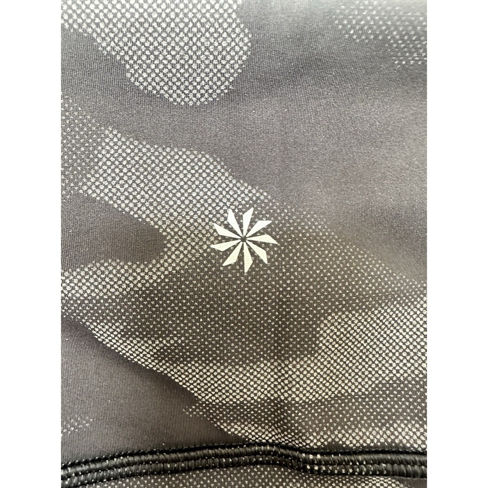 NWT Athleta RAINIER REFLECTIVE TIGHT Leggings Camo Black Cropped 3XL - Picture 7 of 12